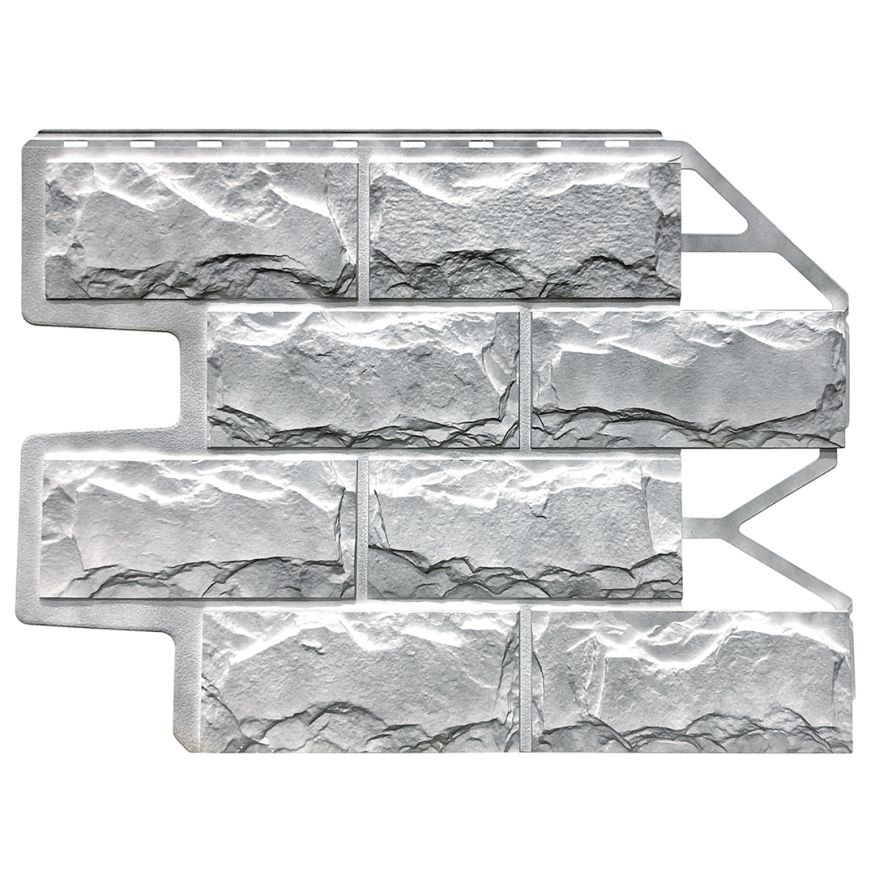 Фасадная панель FineBer Блок, Светло-серый купить в Омске