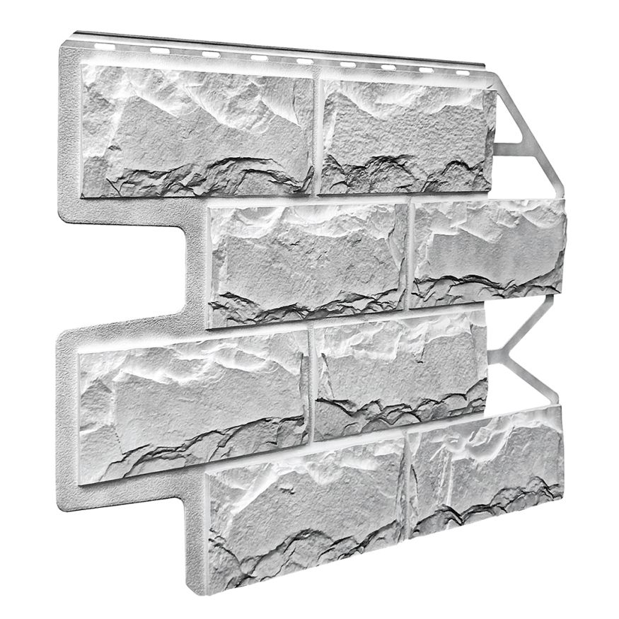 Фасадная панель FineBer Блок, Светло-серый купить в Омске