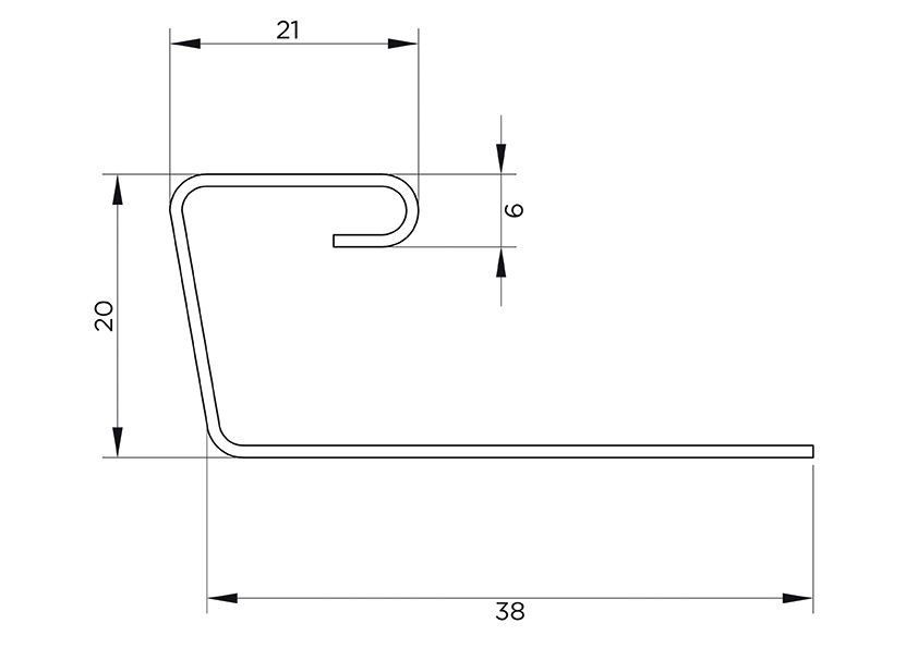 J-профиль FineBer, BrickHouse, Цвет: Коричневый купить в Омске