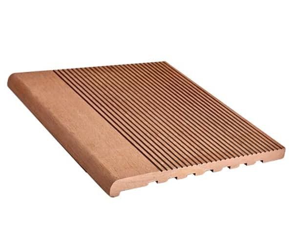 Ступень из ДПК Dortmax цвета палисандр купить в Омске