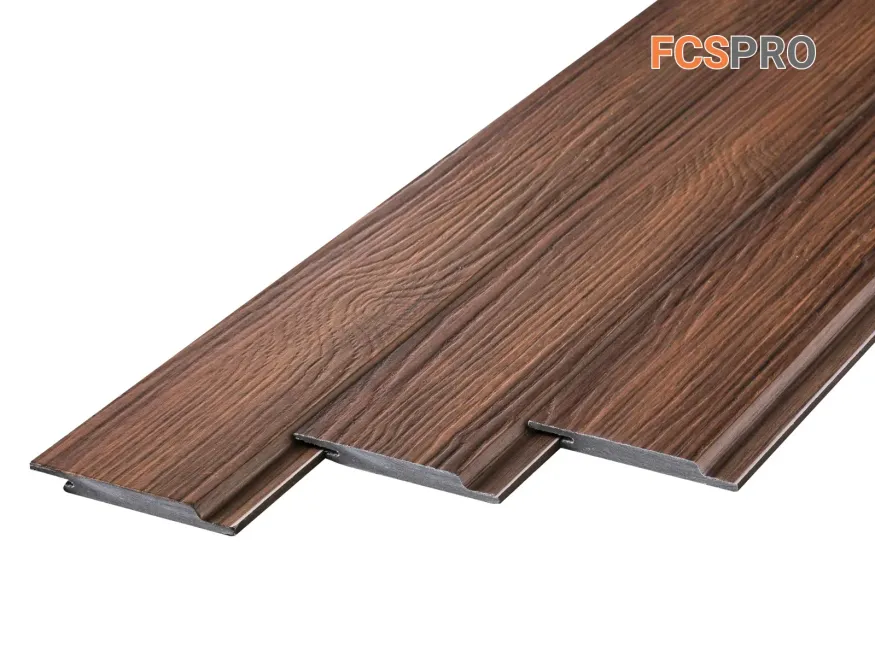 Фиброцементный сайдинг FCSPRO Click Shtil Золотой орех купить в Омске