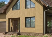 Фасадные термопанели Аляска серия Элевация 03. Sand glatt