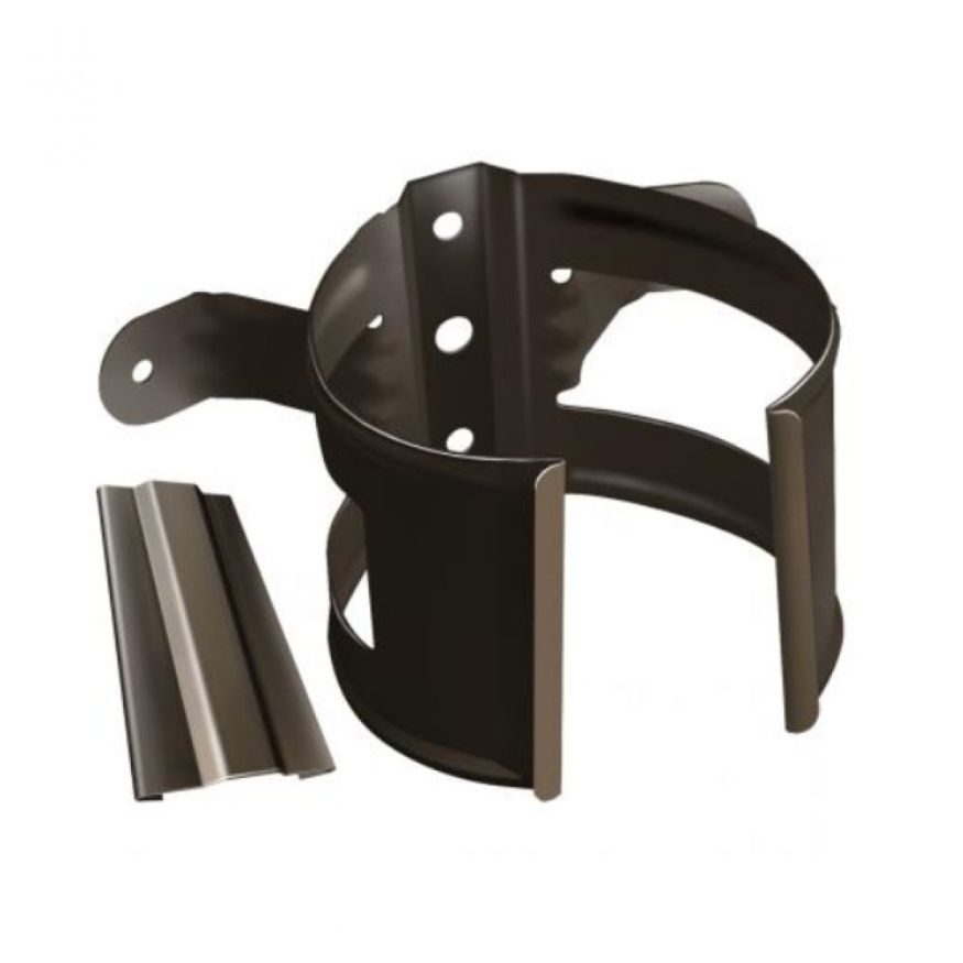 Кронштейн для трубы на деревянную основу, Grand Line, Коричневый (RR 32) купить в Омске