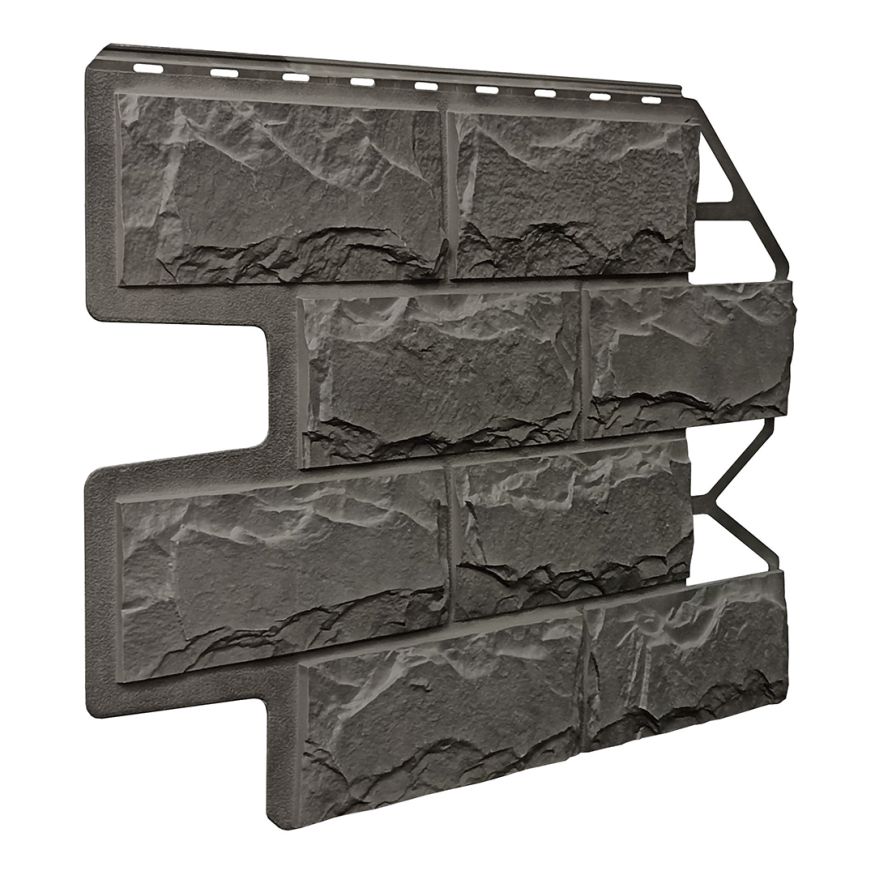 Фасадная панель FineBer Блок, Темно-серый купить в Омске