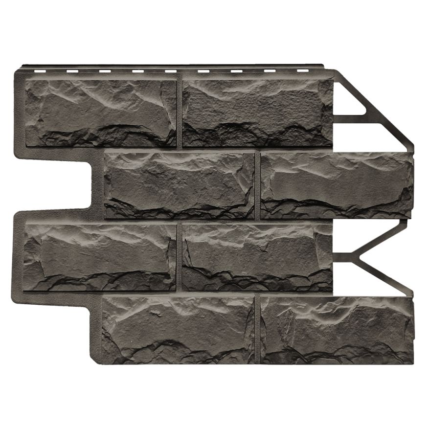 Фасадная панель FineBer Блок, Темно-серый купить в Омске