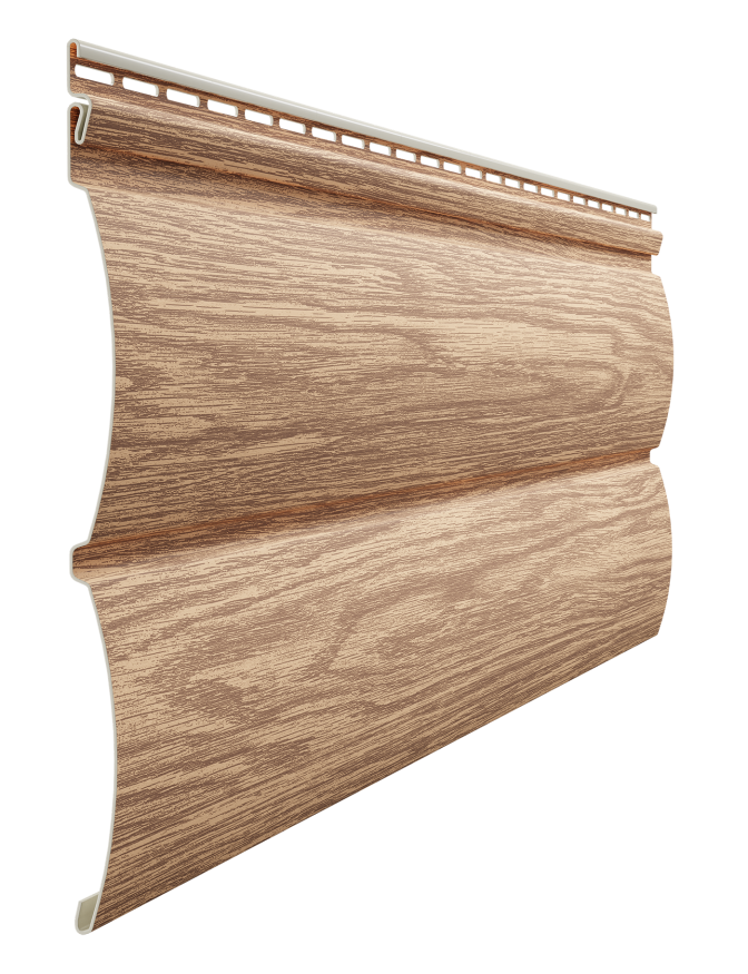 Виниловый сайдинг Docke, Монреаль Блок-Хаус D4.7T, Рябина купить в Омске