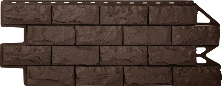 Фасадная панель Альта-Профиль, Фагот ЭКО, Коричневый купить в Омске