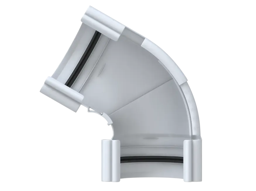 Угол желоба 120-145°, Альта-профиль, Элит Белый купить в Омске