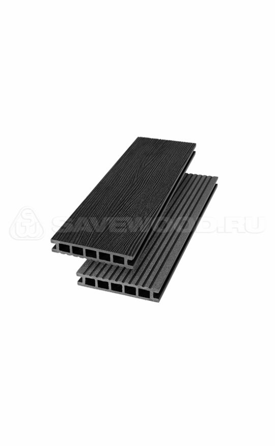 Террасная доска ДПК SaveWood, SW Ornus (R), Черный купить в Омске