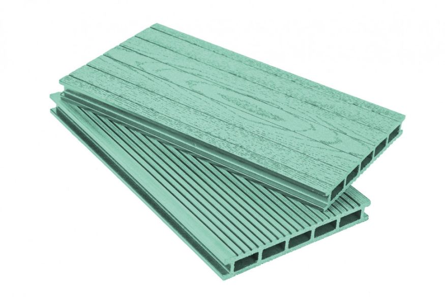 Террасная доска ДПК АЙ-ТЕХПЛАС 160x22 мм, зеленая купить в Омске