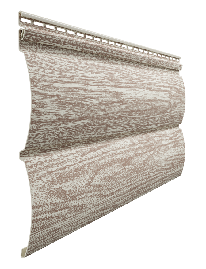 Виниловый сайдинг Docke, Монреаль Блок-Хаус D4.7T, Орех купить в Омске