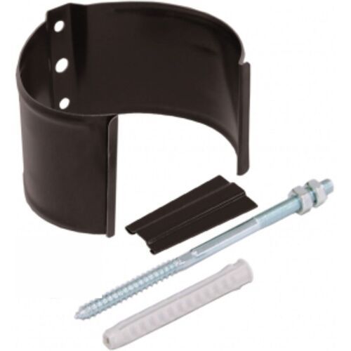 Металлический хомут для трубы на камень, Grand Line, цвет Шоколад купить в Омске