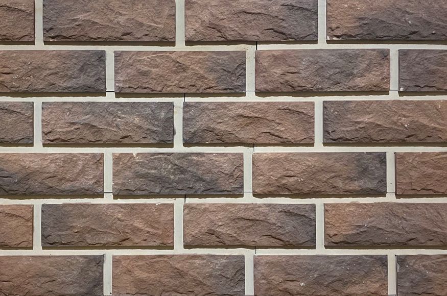 Фиброцементные панели КАНЬОН Сколотый кирпич - 27 купить в Омске