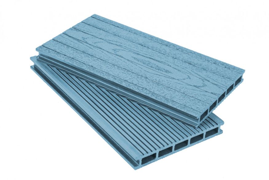 Террасная доска ДПК АЙ-ТЕХПЛАС 160x22, цвет синий купить в Омске