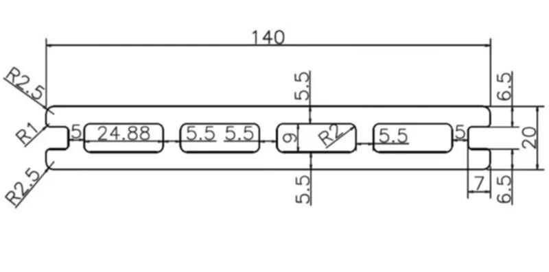 Террасная доска ДПК POLIVAN GROUP 3D+3D NEW пустотелая двухсторонняя DENPASAR Серый цвет купить в Омске