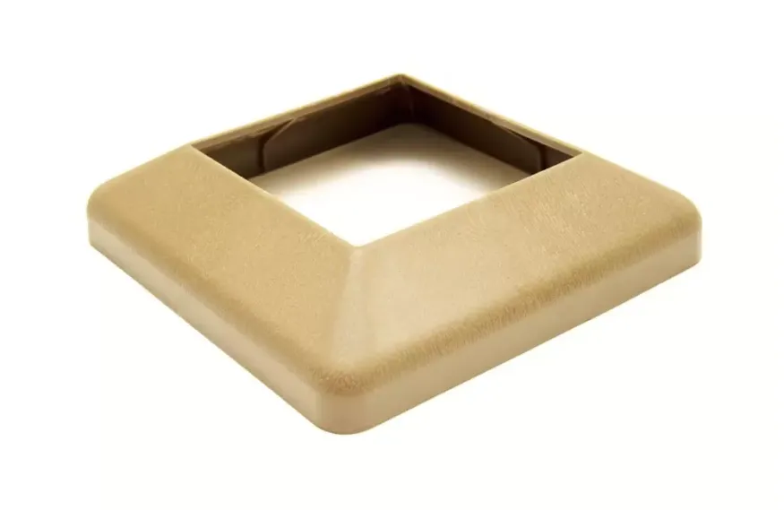 Крышка нижняя ПВХ для столба 100х100 Deckart Орех купить в Омске