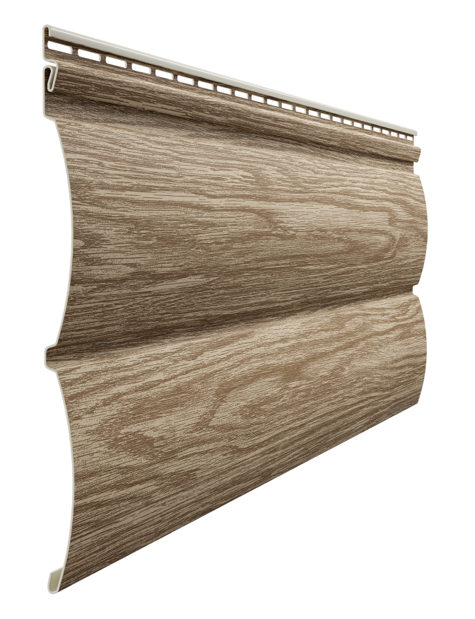 Виниловый сайдинг Docke, Монреаль Блок-Хаус D4.7T, Кедр купить в Омске