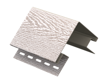 Наружный угол Ю-Пласт, Timberblock Ясень, Беленый