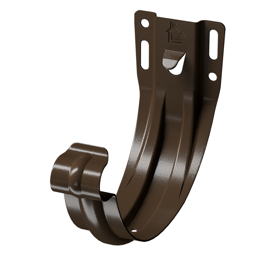 Кронштейн карнизного желоба Docke Stal Premium, каштановый (штампованный) купить в Омске