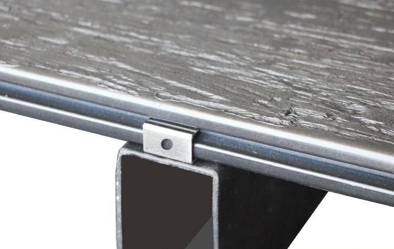 Кляймер стартовый KRONEX № 7 для металлического каркаса и ДПК лаг (упаковка 10 шт) купить в Омске