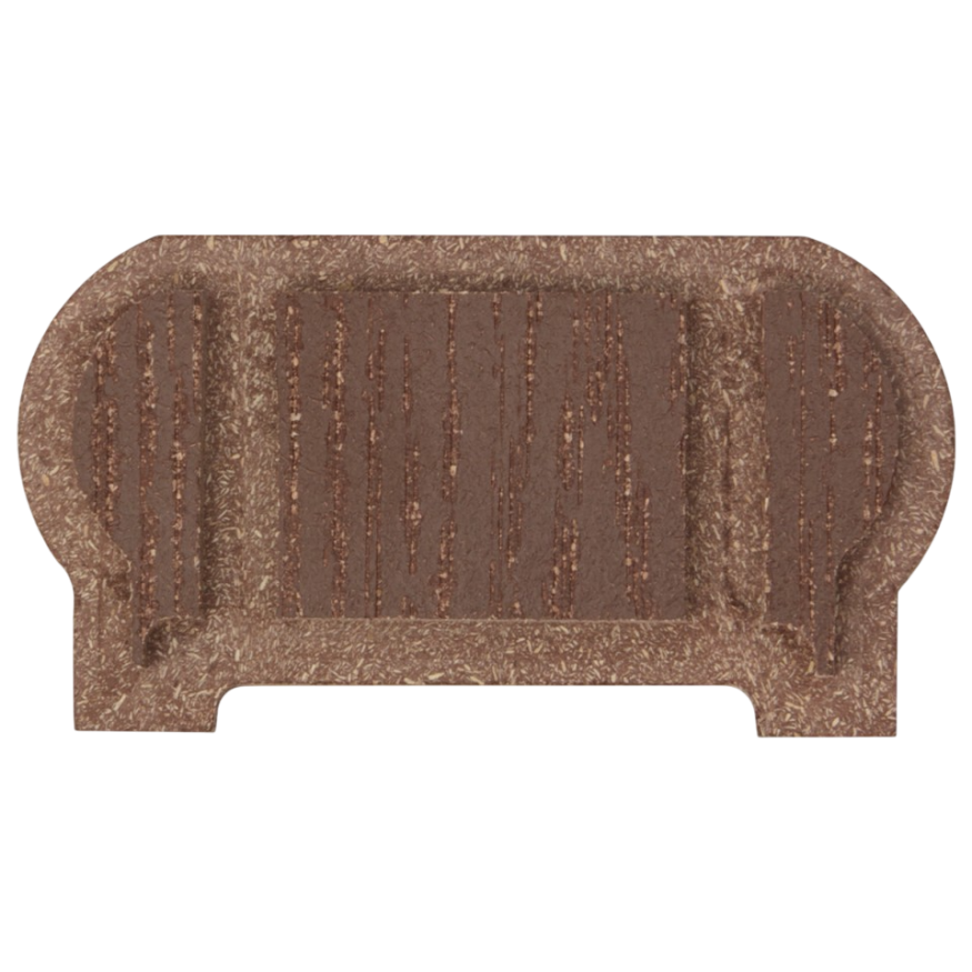 Заглушка торцевая для перил из ДПК Faynag Шоколад 95х50 мм купить в Омске