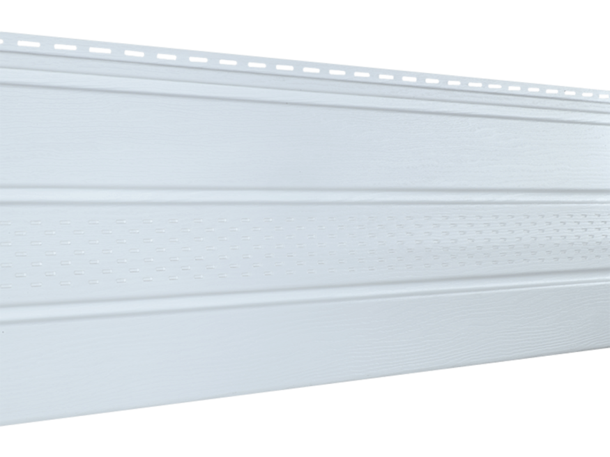 Классический софит Ю-пласт, Белый (с частичной перфорацией) купить в Омске