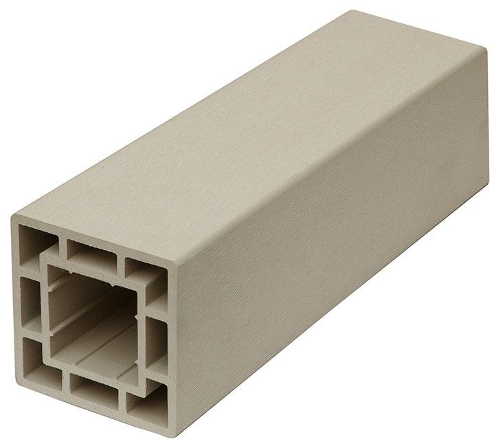 Столб для ограждения CM Decking 120x120 Белое дерево купить в Омске