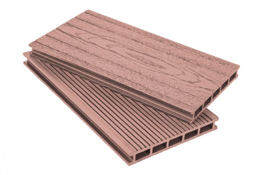 Террасная доска ДПК АЙ-ТЕХПЛАС 160x22 терракотового цвета купить в Омске