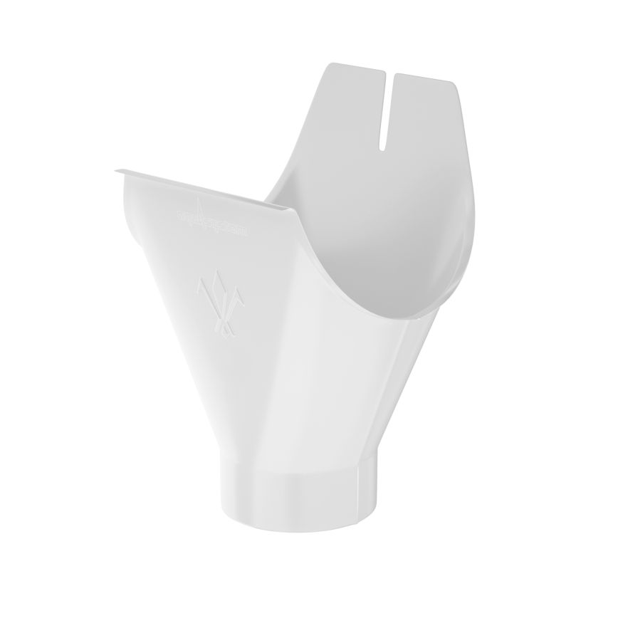 Воронка желоба Aquasystem, PU MATT, RAL 9003 Белый 125/90 купить в Омске