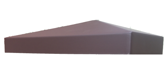 Коричневая крышка для столба купить в Омске