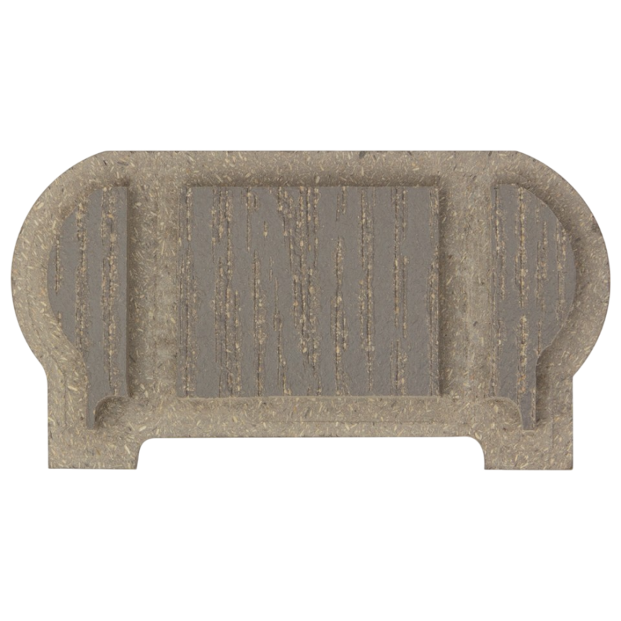 Заглушка торцевая для перил из ДПК Faynag Графит 95х50 мм купить в Омске