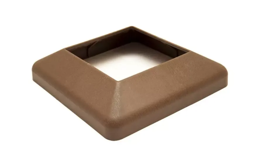 Крышка нижняя ПВХ для столба 100х100 Deckart Шоколад купить в Омске