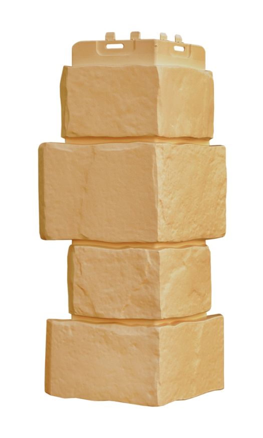 Угол наружный Grand Line, Крупный камень Classic, Песочный купить в Омске