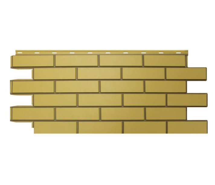 Фасадная панель Nordside, Гладкий кирпич, Цвет: Желтый купить в Омске