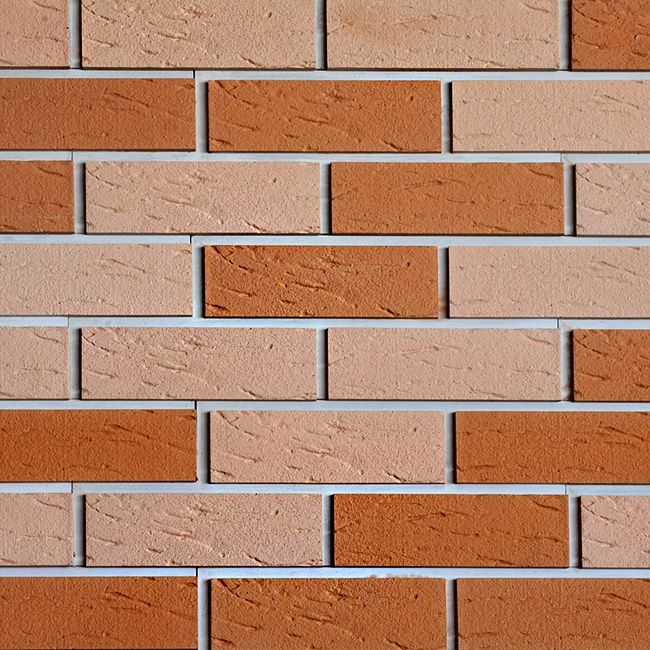 Двухцветный клинкерный кирпич Кирисс Фасад №2 для оформления фасадов. купить в Омске
