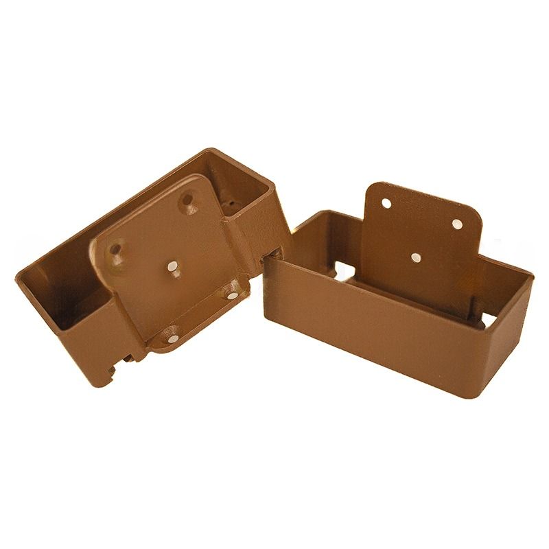 Крепление перил прямое алюминиевое GardenParkett, Орех купить в Омске