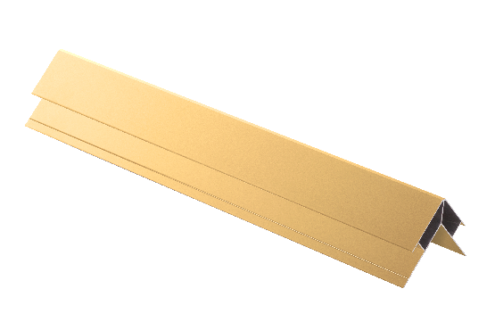 Угловой алюминиевый элемент наружный 60x17,5x3000 мм, бежевый купить в Омске