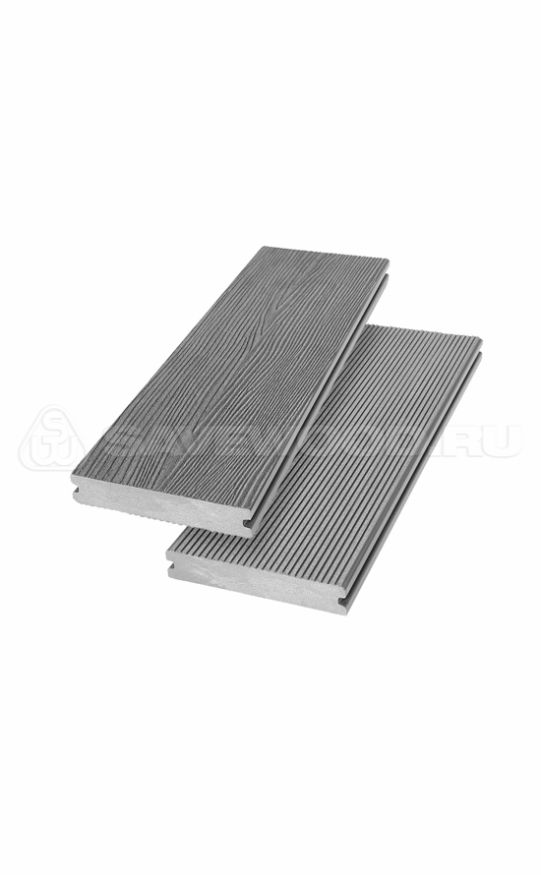 Террасная доска ДПК SaveWood, SW Abies (R), Пепельный купить в Омске