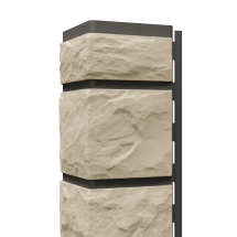 Наружный угол Доломит, Коллекция Брусчатка Доломит, Сандал