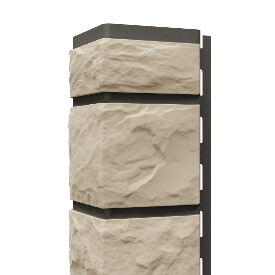 Наружный угол Доломит, Коллекция Брусчатка Доломит, Сандал купить в Омске