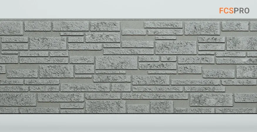 Фиброцементные панели FCS Simple АА1 (под камень) купить в Омске