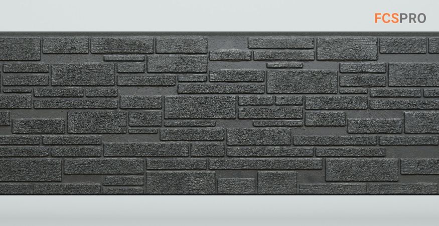 Фиброцементные панели FCS Simple АА1 (под камень) купить в Омске