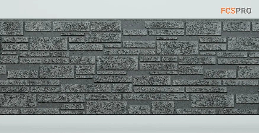 Фиброцементные панели FCS Simple АА1 (под камень) купить в Омске