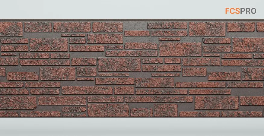 Фиброцементные панели FCS Simple АА1 (под камень) купить в Омске