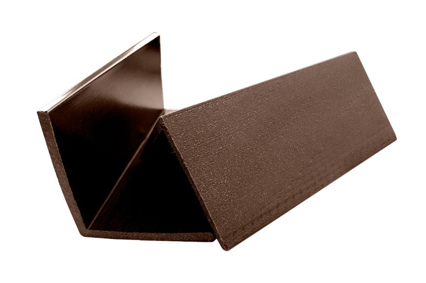 Угол ДПК Gardeck для сайдинга Коричневый купить в Омске