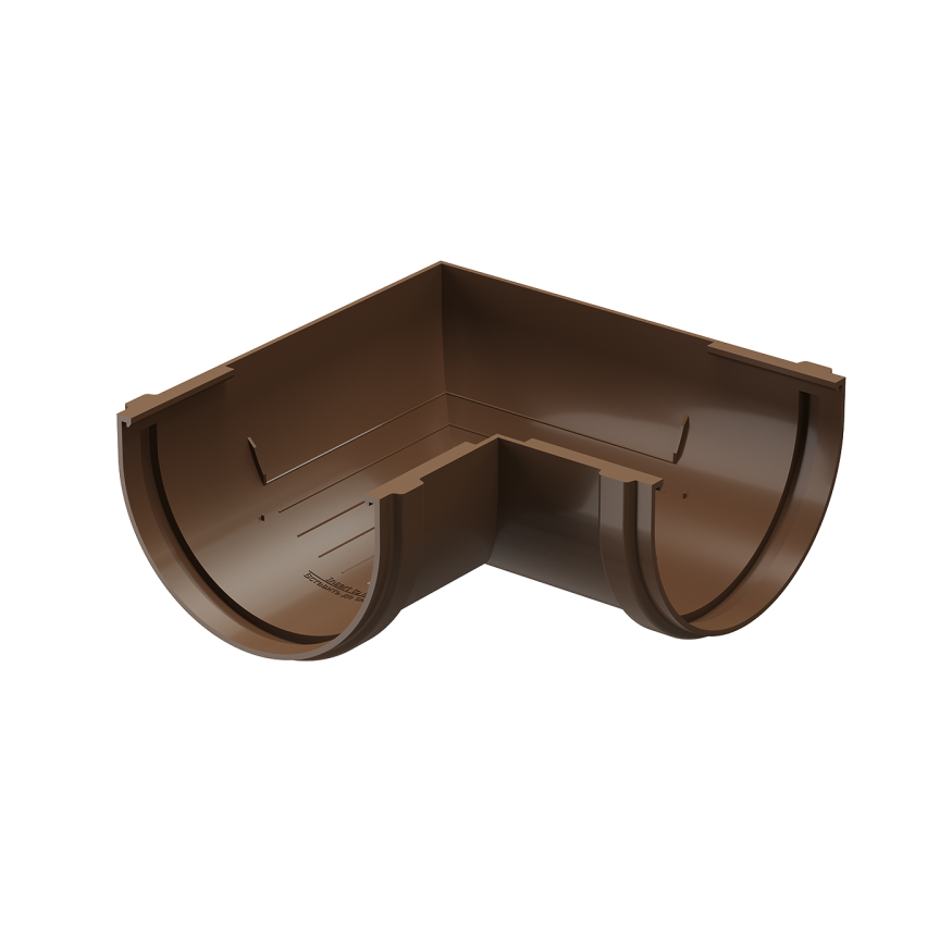 Угол желоба 90° универсальный, Docke Standard, Цвет: светло-коричневый. купить в Омске