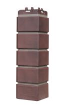 Угол наружный Grand Line, Клинкерный кирпич Design Plus, Кофе