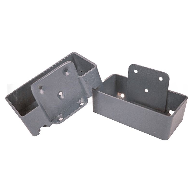 Крепление перил прямое алюминиевое GardenParkett, Серый купить в Омске