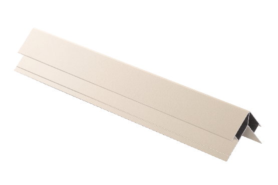 Наружный угловой элемент из алюминия, белый. купить в Омске