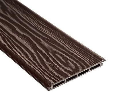 Фасадная доска ДПК 3D Faynag - Цвет Шоколад купить в Омске